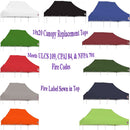 10x20 Pop Up Canopy Tent Replacement Top