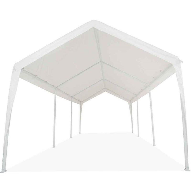 10x20 (8) Leg Portable Carport- TAN