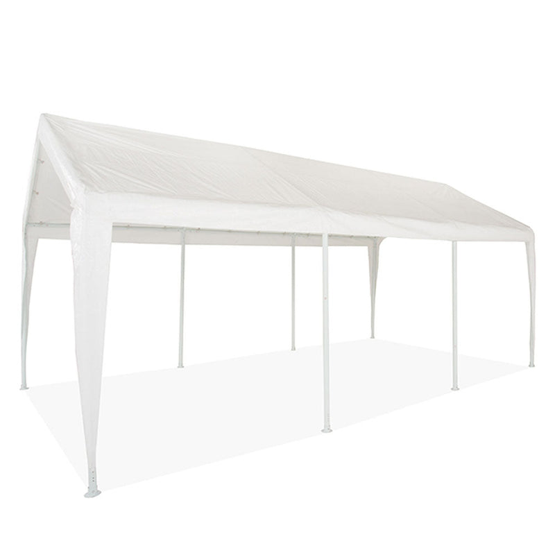 10x20 (8) Leg Portable Carport- TAN