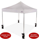 10x10 ULA Lightweight Aluminum Beach Canopy with Weight Bags - Impact Canopies USA