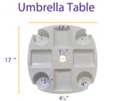 Beach Umbrella Table Accessory - Impact Canopies USA